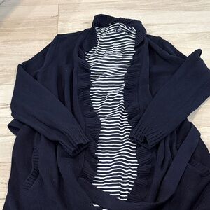 Talbots Women's Blue Coatigan Medium